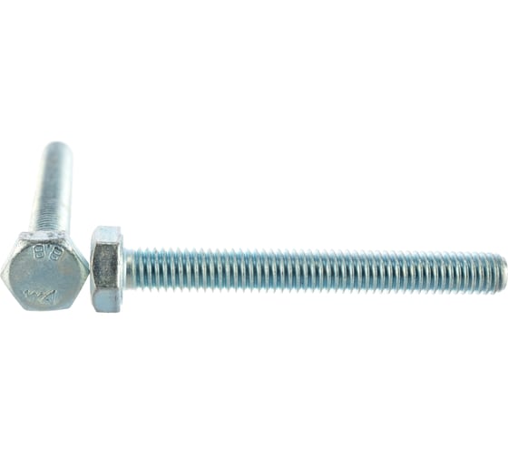 Изображение товара Болт Стройметиз М6х50 DIN 933, класс прочности 8.8, цинк уп. 40 шт. 3021284