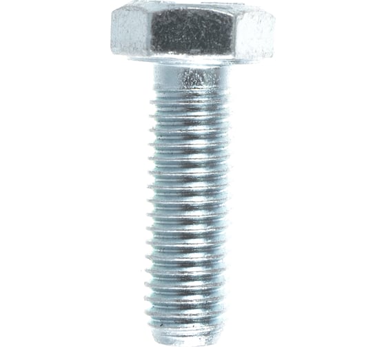 Изображение товара Болт Стройметиз М8х25 DIN 933, класс прочности 8.8, цинк уп. 40 шт. 3021624
