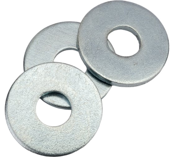 Изображение товара Плоская усиленная шайба Стройметиз М6 DIN 9021 цинк уп.5 кг 03069021105