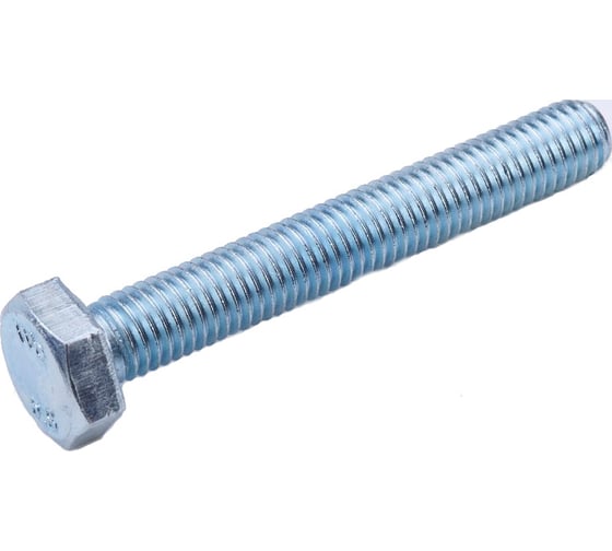 Изображение товара Болт Стройметиз М8х40 DIN 933, класс прочности 8.8, цинк уп. 25 шт. 3021654