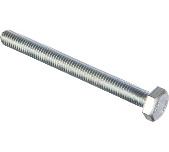 Изображение товара Болт Стройметиз М8х80 DIN 933, класс прочности 8.8, цинк уп. 20 шт. 3021734