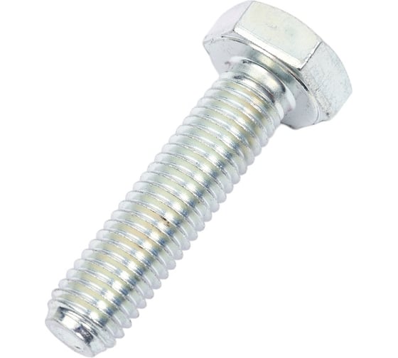 Изображение товара Болт Стройметиз полная резьба DIN933 М10х40, класс прочности 5.8, цинк 20 шт. 3012058
