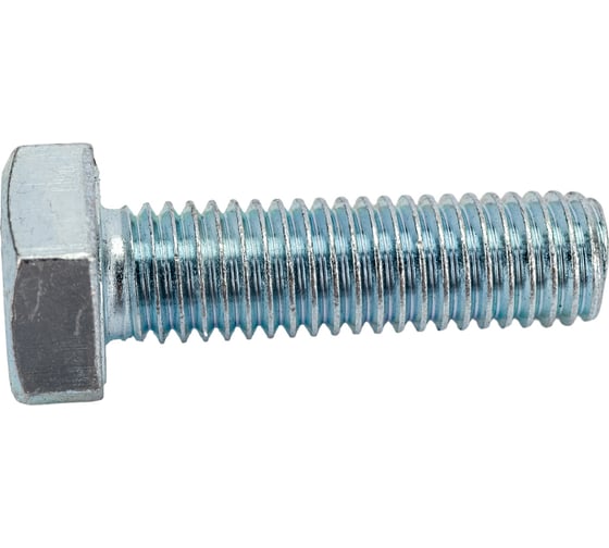 Изображение товара Болт Стройметиз полная резьба DIN933 М10х35, класс прочности 5.8, цинк 30 шт. 3012048
