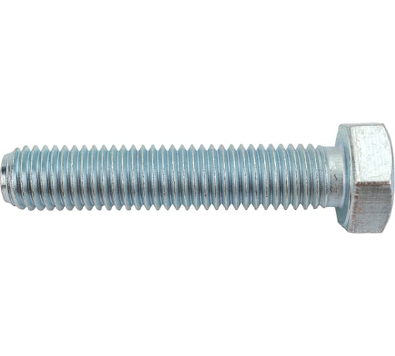 Изображение товара Болт Стройметиз полная резьба DIN933 М12х60, класс прочности 5.8, цинк 10 шт. 3013108