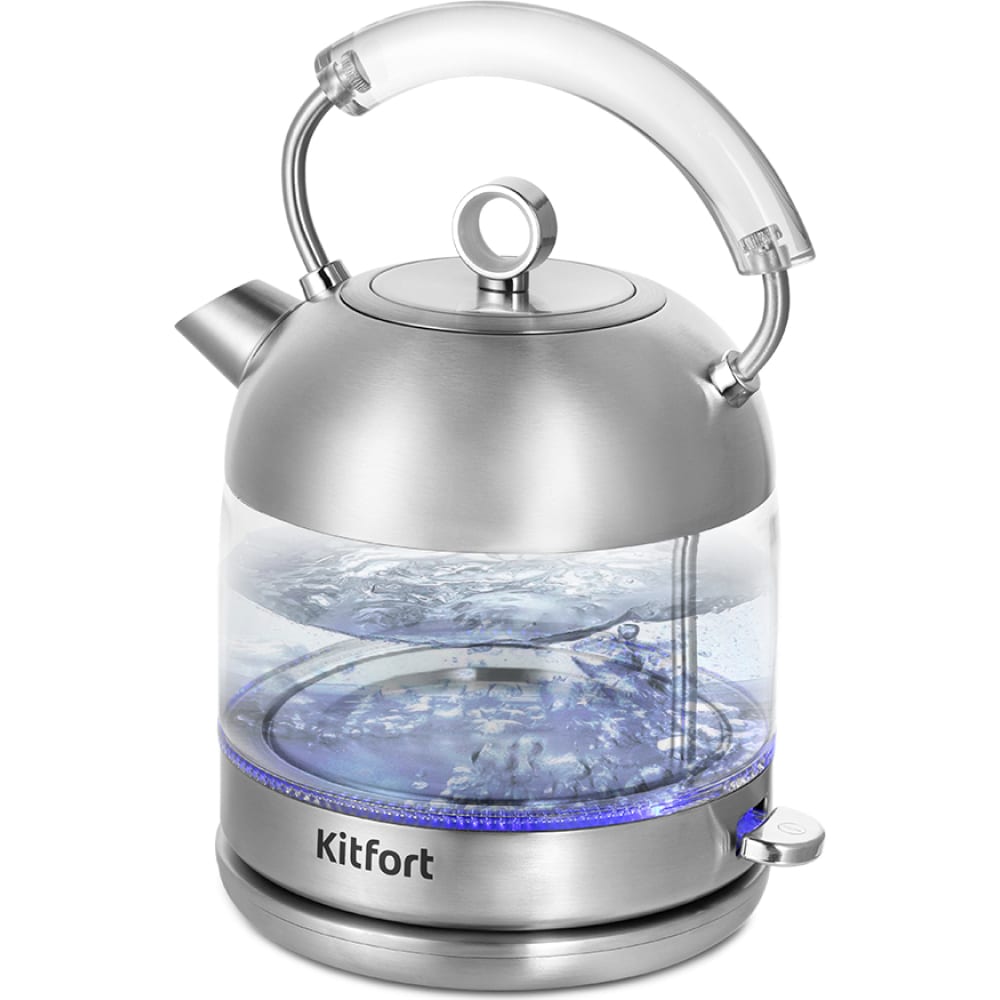 Чайник KITFORT миксер kitfort kt 1339 1 серебристый металлик