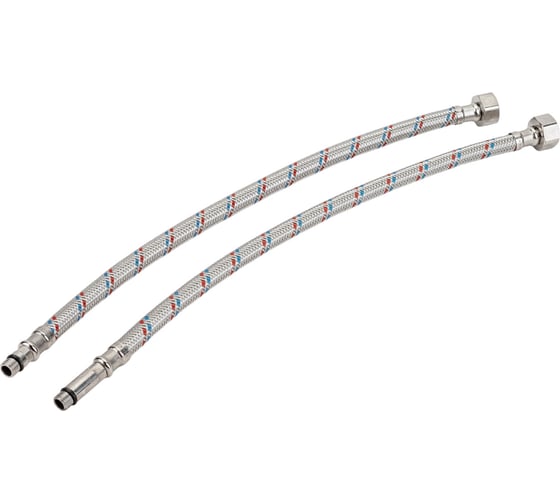 Изображение товара Комплект г/п для смесителя VALTEC М10х18+М10х35 - G1/2 40см VTf.005.IS.0410040