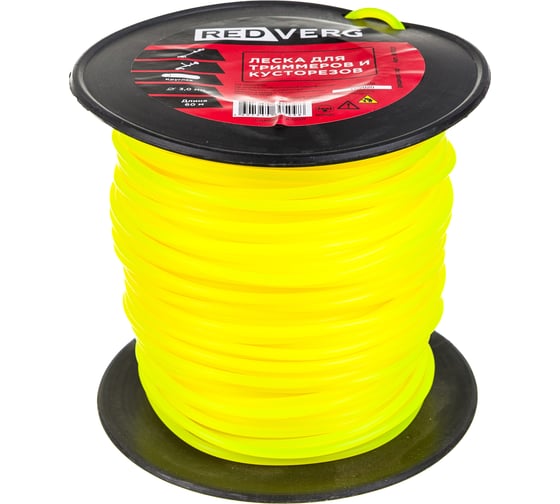Изображение товара Леска для триммера 3,0 мм, 60 м, круглая REDVERG 6615948