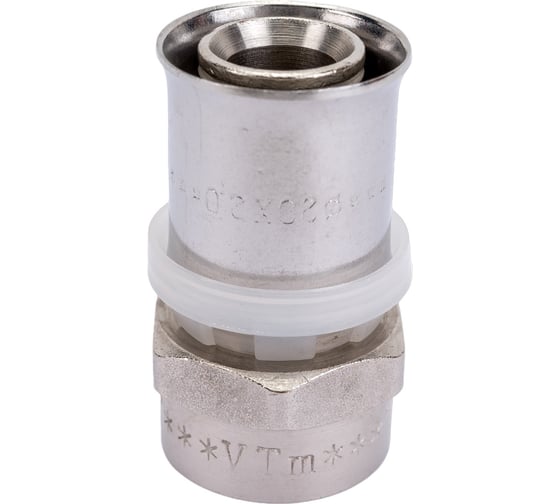 Изображение товара Соединитель VALTEC пресс с переходом на  внутреннюю резьбу 20х1/2 VTm.202.N.002004