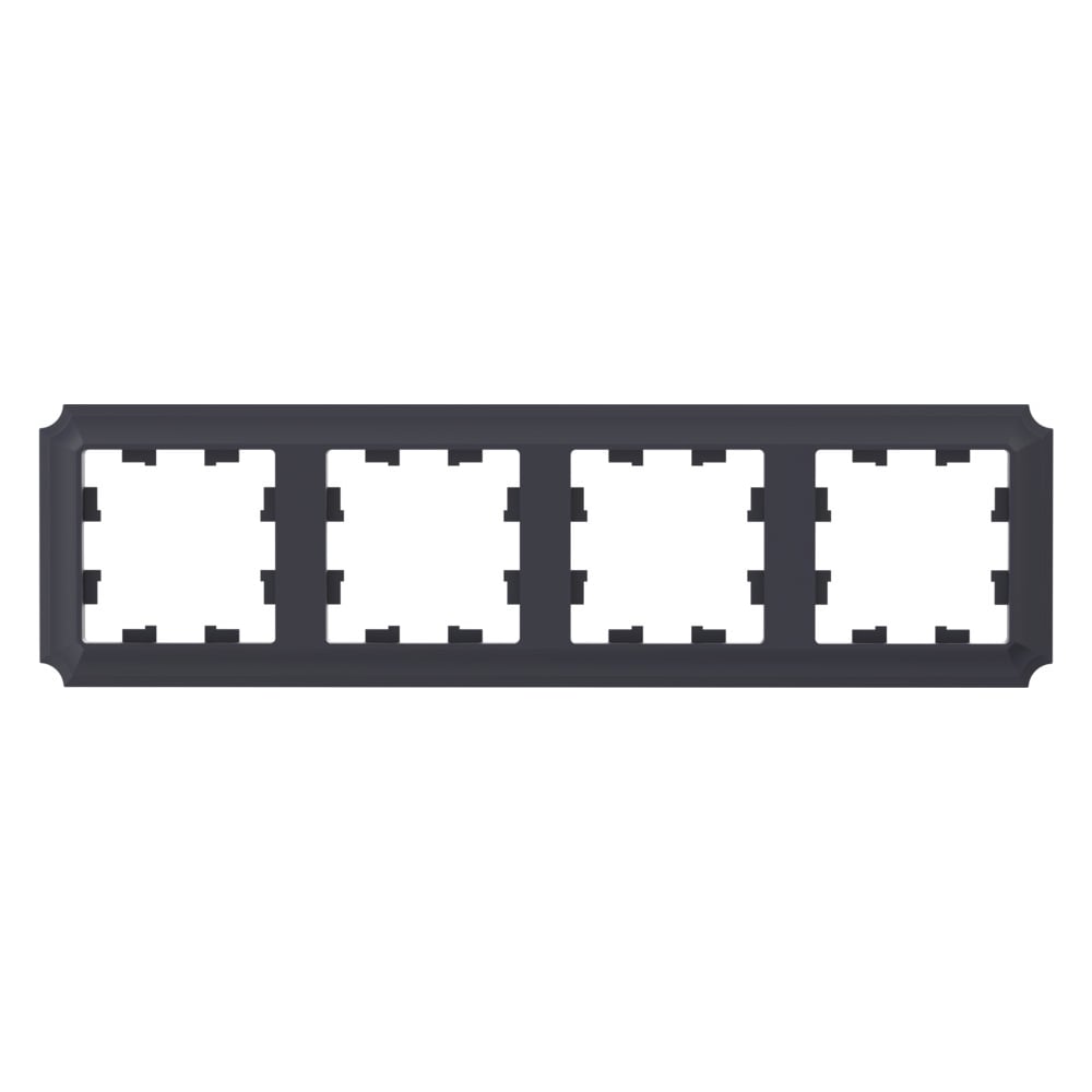 Изображение товара 4-постовая рамка Systeme Electric AtlasDesign Antique карбон для распределительных щитов