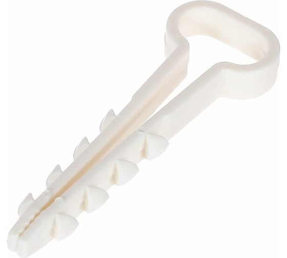 Изображение товара Дюбель-хомут OXION 6-12 мм белый прямоугол. (100 шт./упак) OX-ADR6-12WH