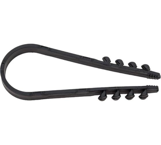 Изображение товара Дюбель-хомут OXION 19-25 мм черный (100 шт./упак) OX-AD19-25BK