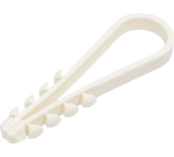 Изображение товара Дюбель-хомут OXION 11-18 мм белый (100 шт./упак) OX-AD11-18WH