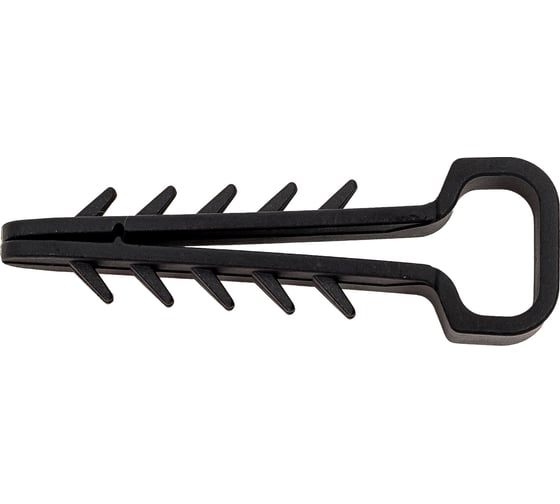 Изображение товара Дюбель-хомут OXION 5-10 мм черный прямоугол. (100 шт./упак) OX-ADR5-10BK