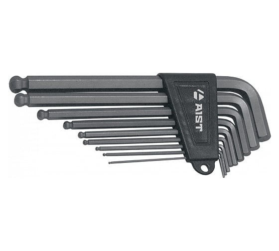 Изображение товара Набор Г-образных шестигранных ключей 9 предметов AIST 1054209HW 00-00004374