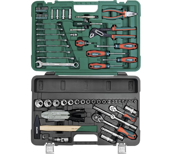 Изображение товара Набор инструмента 99 предметов AIST с кримпером 408199-M 00-00017973