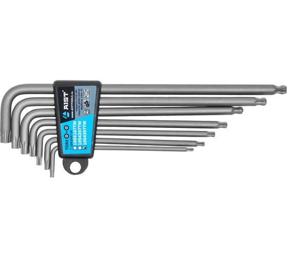 Изображение товара Набор Г-образных ключей TORX 7 предметов AIST 1054307TW 00-00017265