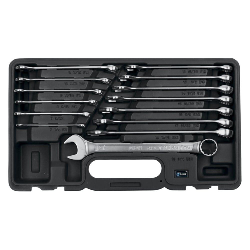 Изображение товара Набор ключей комбинированных 14 (37) предметов AIST 0011314AK1 00-00009004