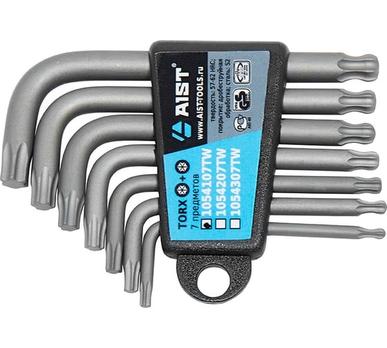 Изображение товара Набор Г-образных ключей TORX 7 предметов AIST 1054107TW 00-00017268