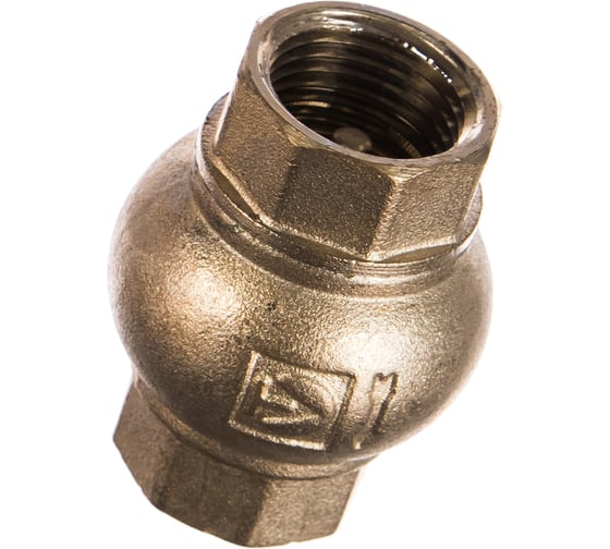 Изображение товара Обратный клапан VALTEC 1/2 /латунный золотник/ VT.151.N.04