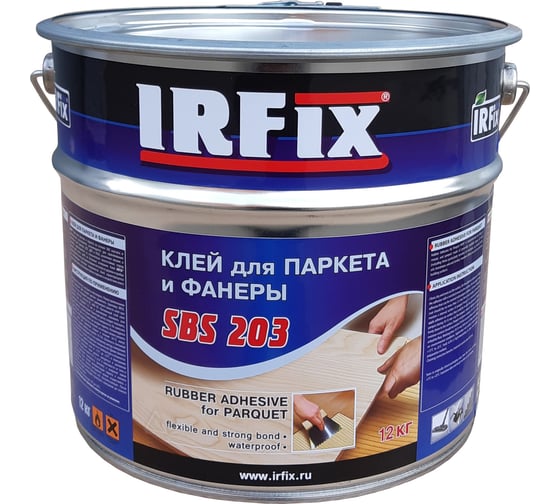 Изображение товара Клей для паркета и фанеры IRFIX SBS-203 12 кг 40001