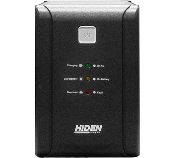 Изображение товара Источник бесперебойного питания Hiden ИБП EXPERT 4xSchuko+2хIEC C13 LED, USB ULS1000E 1000ВА/600Вт