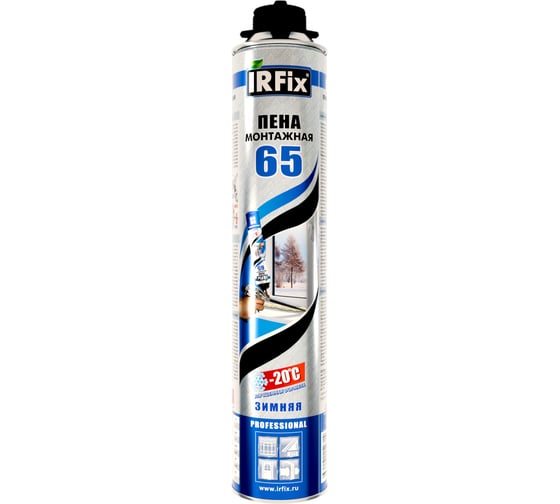Изображение товара Профессиональная монтажная пена IRFIX 65 зимняя 850мл 10011