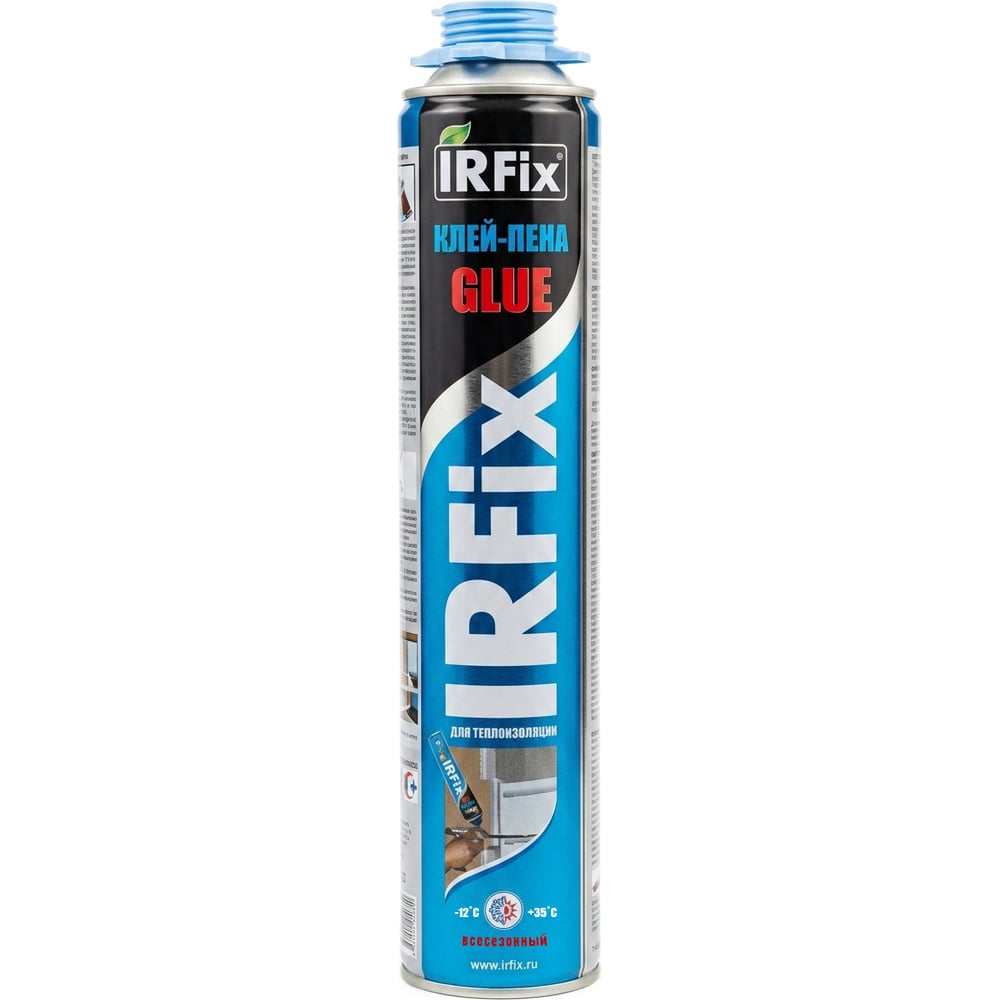Изображение товара Клей-пена IRFIX Glue 800 мл для утеплителя наружных и внутренних работ Изображение товара Клей-пена IRFIX Glue 800 мл для утеплителя наружных и внутренних работ