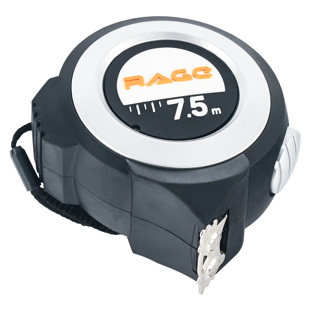 Изображение товара Измерительная рулетка RAGE by VIRA 7.5 м х 25 мм с магнитным зацепом и автостопом 100049