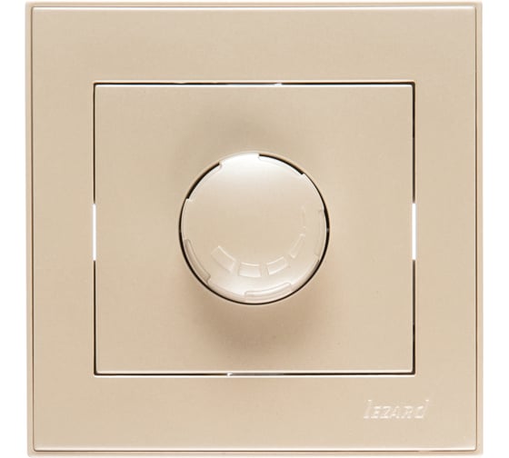 Изображение товара Диммер LEZARD RAIN 500 Вт с фильтром и предохранит жемч. -бел. Металлик 703-3030-117