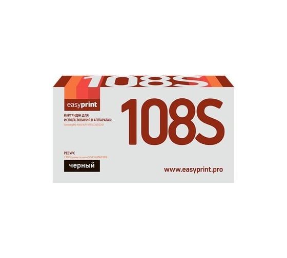 Изображение товара Картридж EasyPrint (MLT-D108S/SU785A/D108S/108S) для Samsung ML-1640, 1641, 1645, 2240, 2241 (1500 стр.) с чипом LS-108