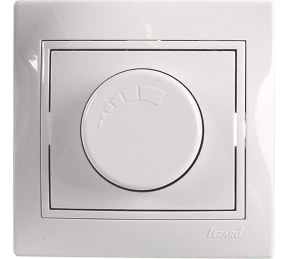 Изображение товара Диммер LEZARD MIRA 500 Вт с фильтром белый с белой вставкой 701-0202-116