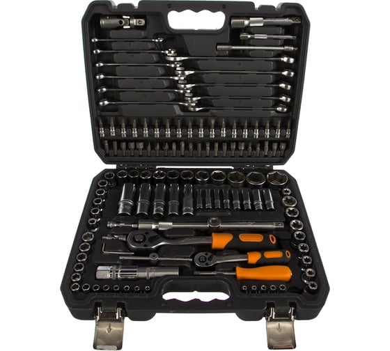 Изображение товара Универсальный набор инструментов 125 предметов, пластиковый кейс Airline AT-125-40