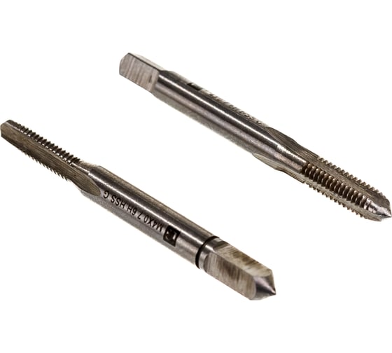 Изображение товара Набор метчиков T-COMBO М4х0.7, HSS-G, 2 шт. Thorvik MT407S2 52812