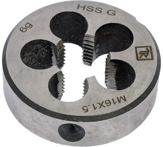 Изображение товара Круглая ручная плашка М16х1.5, HSS, Ф45х14 мм Thorvik  D-COMBO MD1615 52844