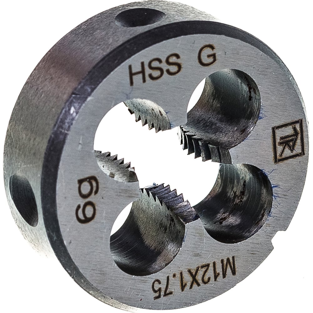 Изображение товара Круглая ручная плашка М12х1.75 HSS, Ф38х14 мм Thorvik D-COMBO MD12175 52840