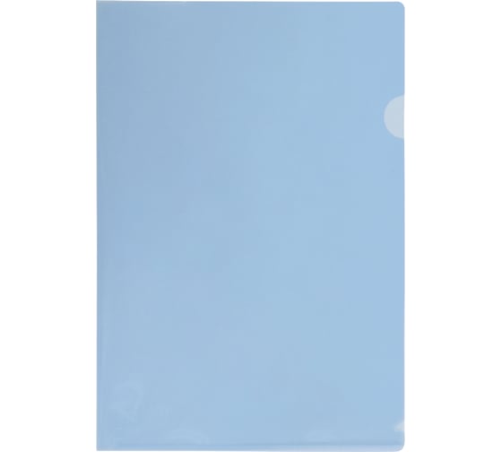 Изображение товара Папка-уголок Flexoffice А4 голубая, 10 шт FO-CH01 BLUE