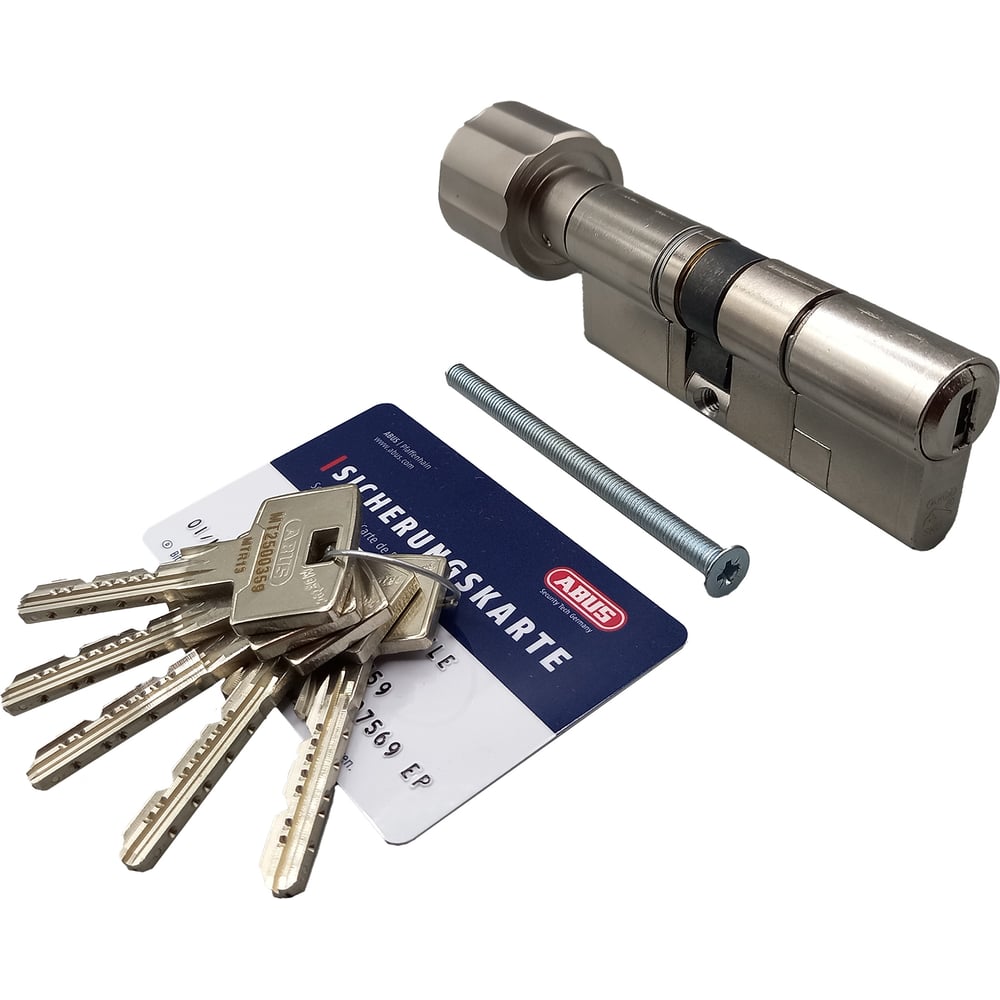 Изображение товара Цилиндровый механизм ABUS magtec 2500 80(45x35в) с 5 ключами надежный засувка