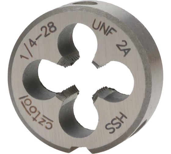 Изображение товара Плашка Bucovice Tools UNF 1/4" -28 HSS 20x7мм 246140BT