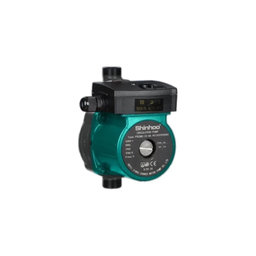 Изображение товара Малый насос циркуляционный SHINHOO PROMO 15-12A для отопления и ГВС