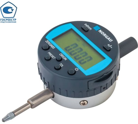 Изображение товара Цифровая измерительная головка NORGAU 12.7 мм, 0,001 мм, тип NID-1201 с поверкой 042042001/П