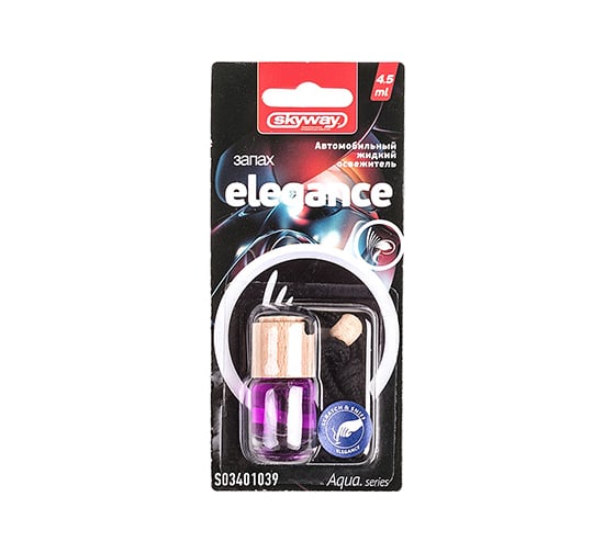 Изображение товара Подвесной ароматизатор - бутылочка с деревянной крышкой SKYWAY Aqua.series 5 мл Elegance S03401039