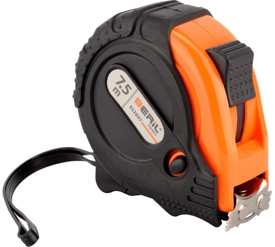 Изображение товара Рулетка Beril 7.5 м, обрезиненный корпус 612007 13095