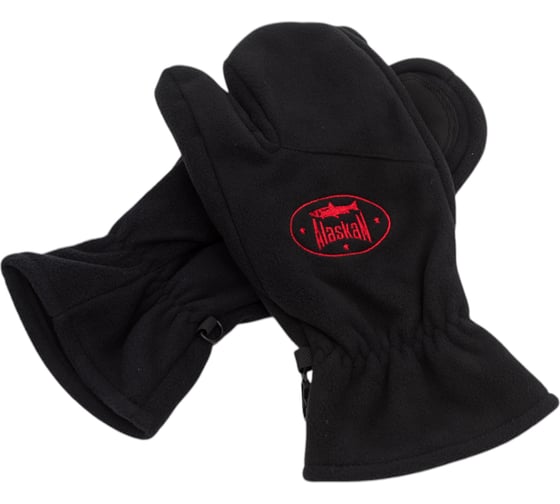 Изображение товара Перчатки-варежки Alaskan Colville 2F черные, размер L AWGC2FBL