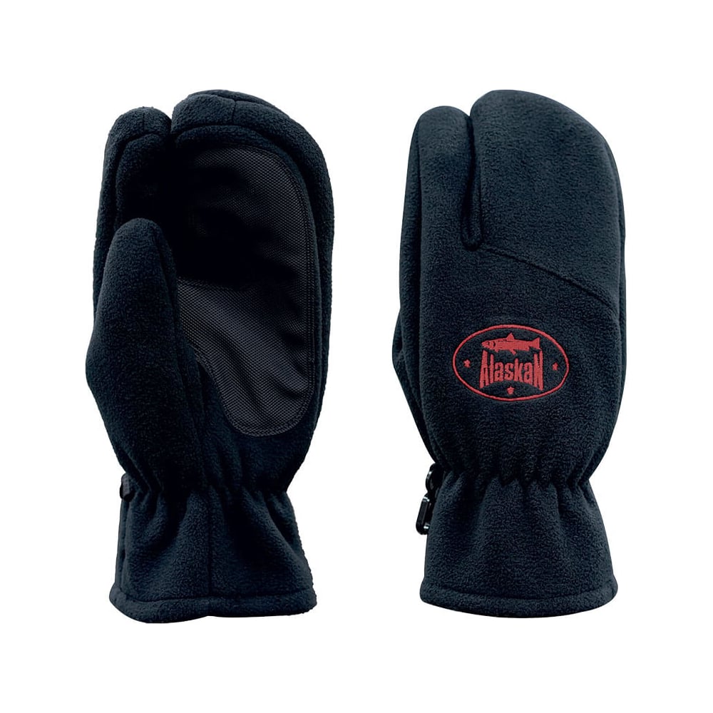Изображение товара Зимние варежки Alaskan Colville 2F для рыбалки и активного отдыха XL черные