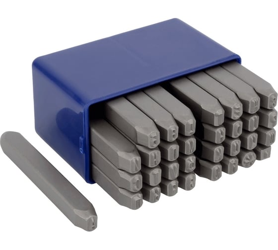 Изображение товара Набор буквенных клейм Beril кириллица, 4 мм, стальные 552004 12344