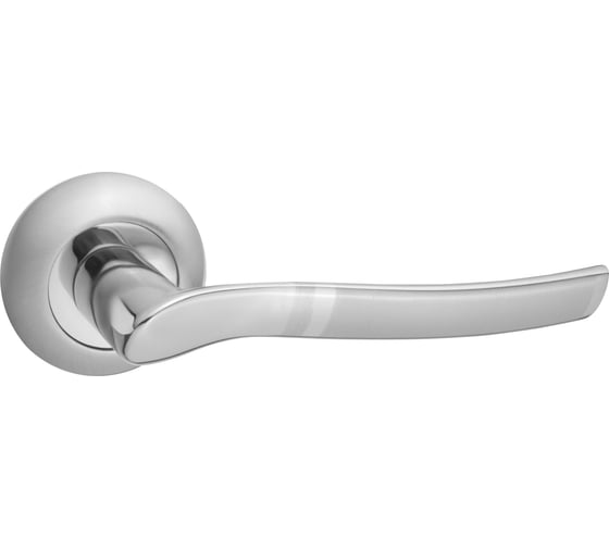 Изображение товара Дверная ручка TIXX Орсо, ник.мат./ник.бл. INDH 201-08 SN/NP