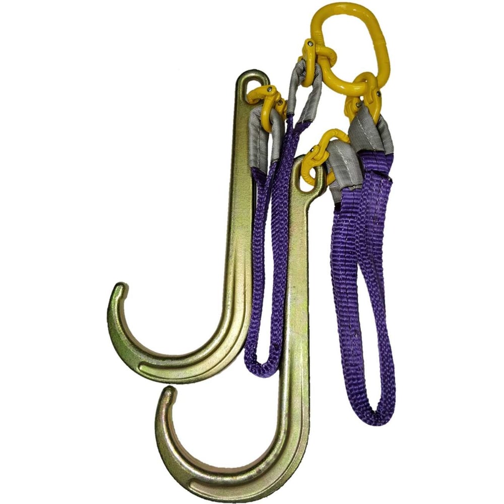 Изображение товара Текстильный строп UVE с J-крюками 1200 мм грузоподъемность 2500 кг Изображение товара Текстильный строп UVE с J-крюками 1200 мм грузоподъемность 2500 кг