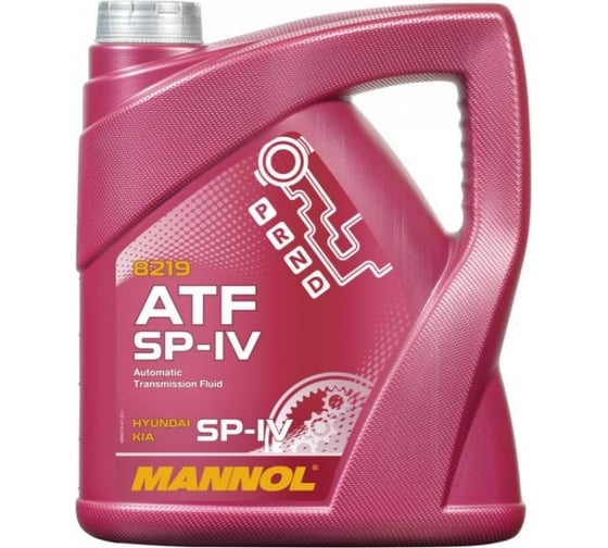 Изображение товара Синтетическое трансмиссионное масло MANNOL ATF SP-IV, 4 л 82194