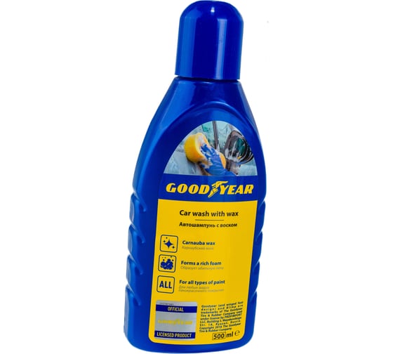 Изображение товара Автошампунь с воском Goodyear 500 мл GY000801
