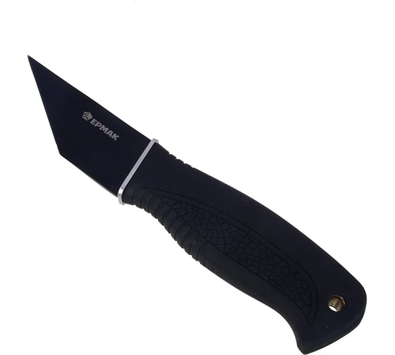 Изображение товара Сапожный нож с прорезиненной рукояткой ЕРМАК 18.5 см, нержавеющая сталь, пластик 070-007